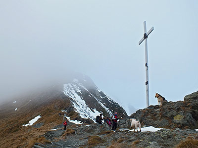 CIMA DI LEMMA (2348 m.) con giro ad anello dal Passo di Tartano al Passo di Lemma il 25 novembre 2012  - FOTOGALLERY