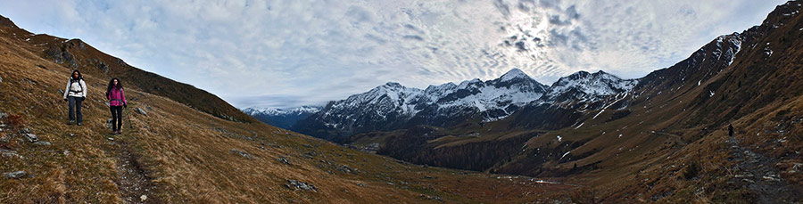 CIMA DI LEMMA (2348 m.) con giro ad anello dal Passo di Tartano al Passo di Lemma il 25 novembre 2012