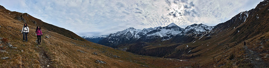 Panoramica sulla conca di San Simone