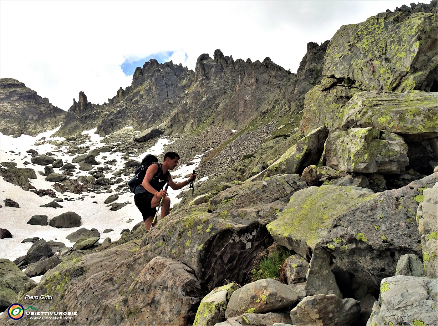 LAGO DEL VALLONE (2226 m), ritorno insieme a Raffaele-26giu21/55 ...