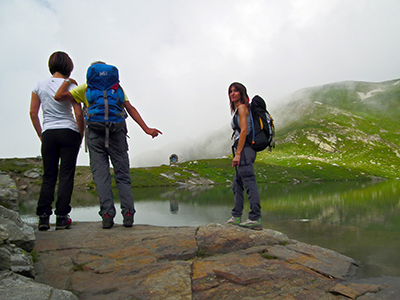 Sul monte CORNO STELLA (2620 m) in compagnia degli stambecchI l’8 agosto 2014  - FOTOGALLRY