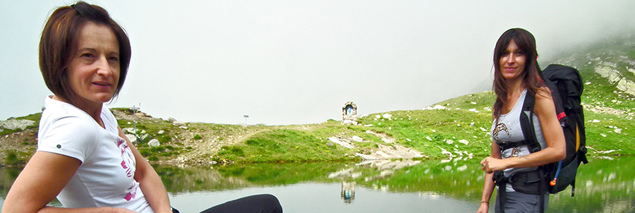 Una spera di sole al Lago Moro