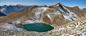 Panoramica sul Lago Moro, Passo di Val Cervia, Monte Toro...foto Piero Gritti 1 nov 07