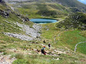 Il pittoresco Lago delle Trote (m.2109)