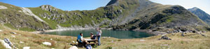 Panoramica sul Lago Moro verso il Corno Stella - foto Piero Gritti 15 agosto 07