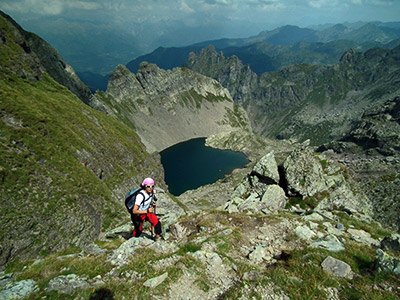 Dalla Bocchetta di Trona giro ad anello: LAGO ROTONDO - PIZZO PARADISO - VAL D'INFERNO – GIAROLO il 23 agosto 2011  - FOTOGALLERY