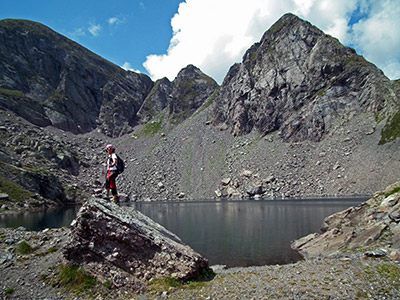 Dalla Bocchetta di Trona giro ad anello: LAGO ROTONDO - PIZZO PARADISO - VAL D'INFERNO – GIAROLO il 23 agosto 2011  - FOTOGALLERY