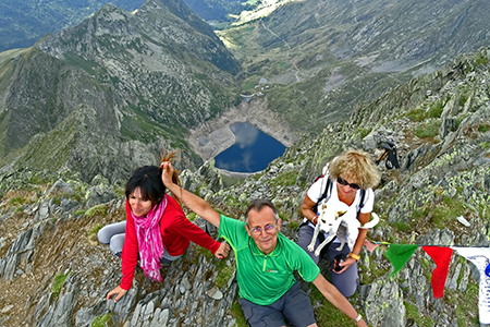 Anello del Monte Aga dal Rif. Longo il 13 agosto 2015 - FOTOGALLERY