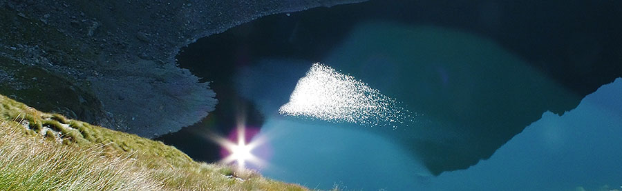 ...la 'stella' del sole nel Lago del Diavolo