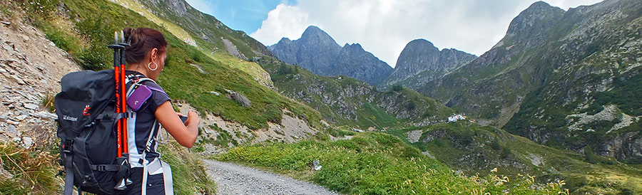 Scatto per il Monte Aga e il Rif. Longo