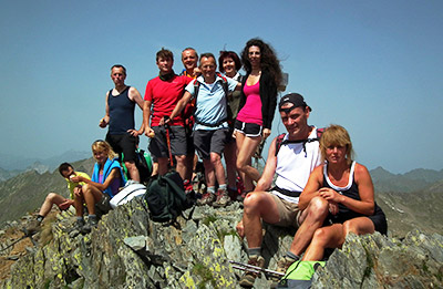 MONTE AGA (2720 m.) , salito dal versante nord, sceso da quello sud , il 1 luglio 2012 - FOTOGALLERY