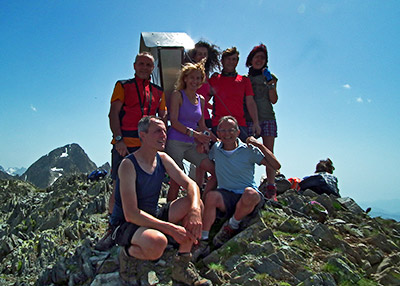 MONTE AGA (2720 m.) , salito dal versante nord, sceso da quello sud , il 1 luglio 2012 - FOTOGALLERY