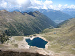 Da vetta Masoni il lago di Publino e la Valle del Livrio - foto Piero Gritti 31 ag 07