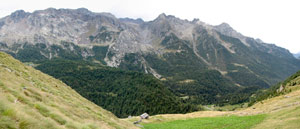 Vista su Baita Masoni sul sentiero per il Passo di Venina l- foto Piero Gritti 31 ag 07