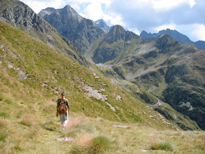 Splendido panorama dal Passo di Venina sulle ASlpi Orobie circostanti