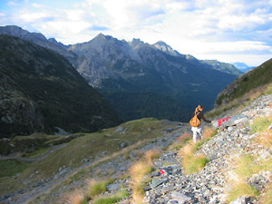 Da qui,dal Lago del Diavolo,si parte o si arriva per