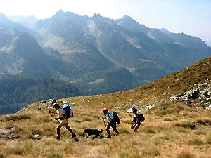 Bello salire il panoramico sentiero al passo di Venina