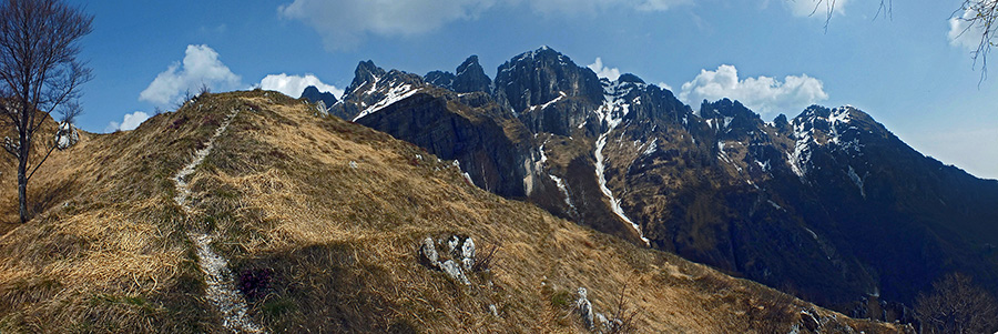 Dalla Cima verso il Passo del Fò