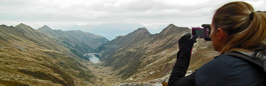 Al Passo di Venina vista sulla Val Venina