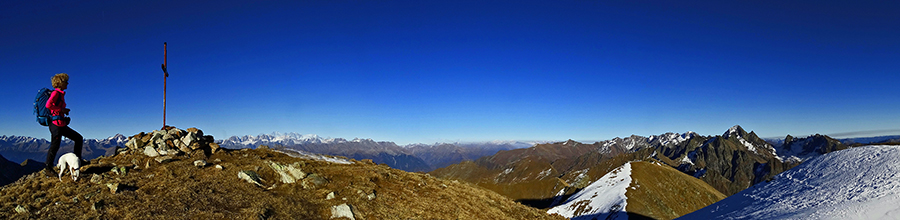 Pes Gerna, Masoni, Venina, tre cime ad anello da Carona 