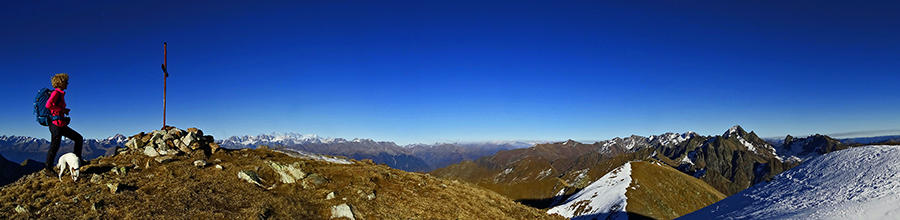 Pes Gerna, Masoni, Venina, tre cime ad anello da Carona 