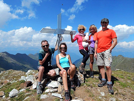 Venina, Masoni, Pes Gerna, tris di cime in cresta da Carona-Rif. Longo il 5 agosto 2017 - FOTOGALLERY