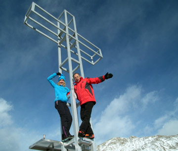 Salita da Zorzone alla CROCE DI ZORZONE (2050 m.) dal Chignol d'Arale in Menna il 30 dicembre 2011  - FOTOGALLERY