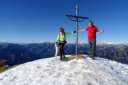 CIMA MENNA da Zorzone con discesa insolita dalla cresta del Monte Arale il 10 dicembre 2016  - FOTOGALLERY