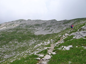In vista del Bivacco Palazzi