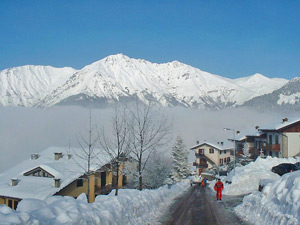 Cima Menna in bianca veste invernale - foto Maurizio Andreozzi