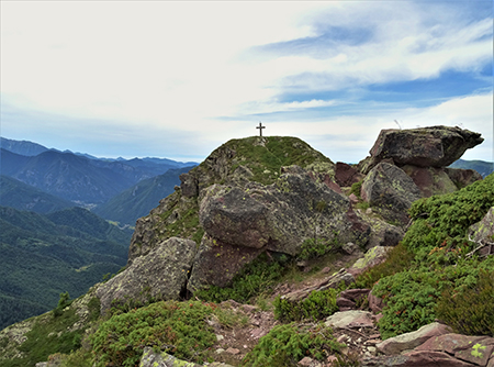 MONTE MINCUCCO (croce 1832 m - cima 2001 m) ad anello dal piano del Lago di Valmora il 17 luglio 2021 - FOTOGALLERY