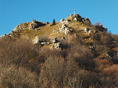 Ritorno al MONTE CASTELLO (1474 m.) con spettacolare tramonto il 9 dicembre 2012 - FOTOGALLERY