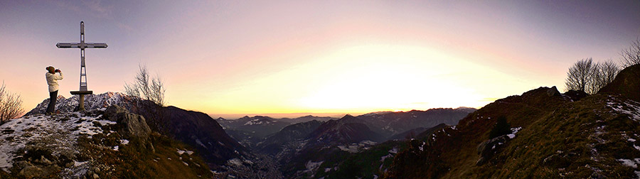 Tramonto dal Monte Castello 