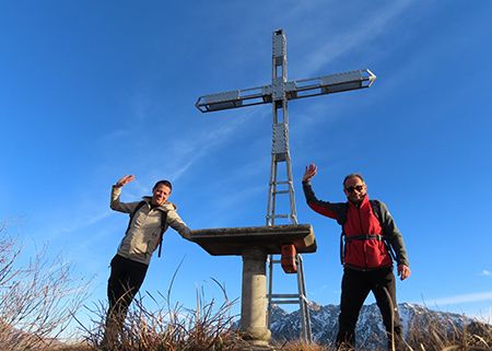 MONTE CASTELLO da Valpiana di Serina con spettacolare tramonto il 15 dicembre 2025 - FOTOGALLERY