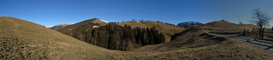 Salendo da Lavaggio a Cascina Vecchia per il Vaccareggio