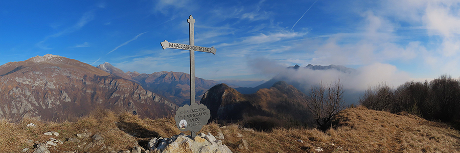 Monte VACCAREGGIO (1474 m) da Lavaggio di Dossena il 27 dicembre 2023 