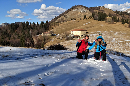 Monte VACCAREGGIO (1474 m) da Lavaggio di Dossena il 29 gennaio 2019 - FOTOGALLERY