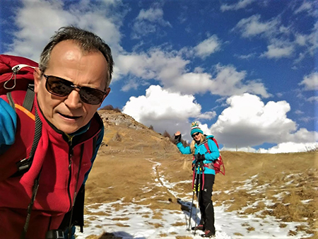 Monte VACCAREGGIO (1474 m) da Lavaggio di Dossena il 29 gennaio 2019 - FOTOGALLERY