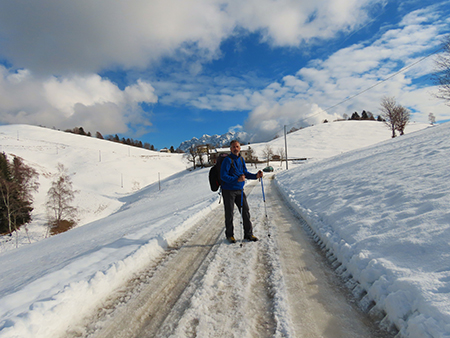 MONTE VACCAREGGIO (raggiunta quota 1430 m) da Malg (1078 m) di Dossena – 30genn26 - FOTOGALLERY