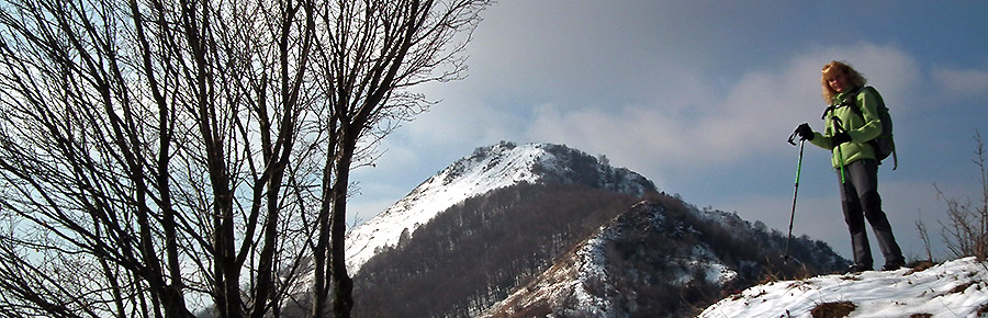 Vista dallo Zucchino (1206 m.) a Cima Zucco (Gioco)