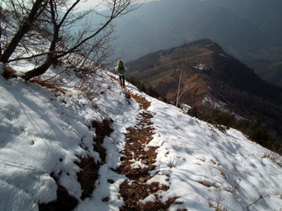 MONTE GIOCO (1366 m.) – Giro ad anello partendo da Lepreno di Serina, 7 marzo 2012 - FOTOGALLERY