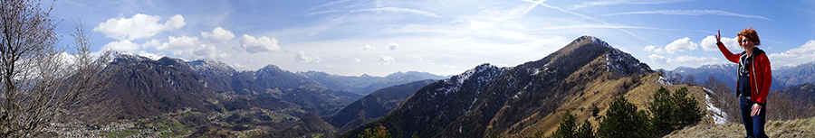 Dallo Zucchin (1206 m) vista sullo Zucco-Gioco (1366 m)