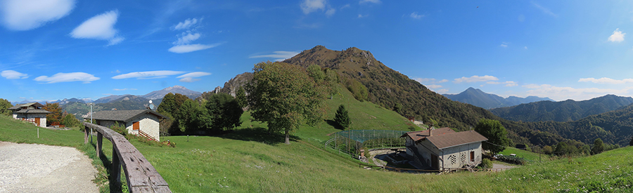 Dalla Forcella di Spettino (1073 m) il Monte Gioco (1366 m)