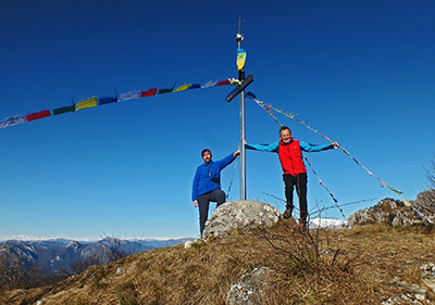 Anello Monte Ocone (1410 m) e Corna Camozzera (1452 m) dal Pertus (1300 m) il 5 gennaio 2015 - FOTOGALLERY