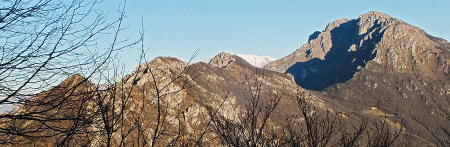 Le cime da salire, Ocone, Corna Camozzera, sullo sfondo il Resegone
