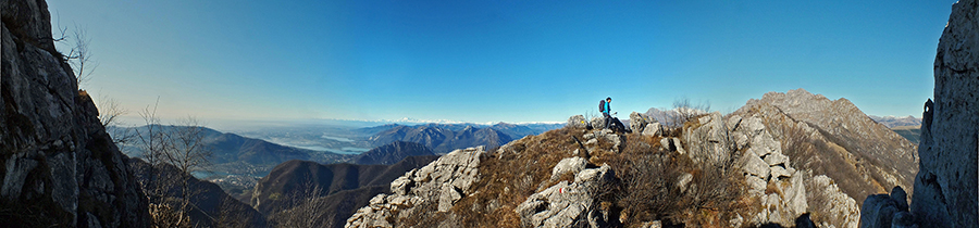In cresta dal Monte Ocone alla Corna Camozzera