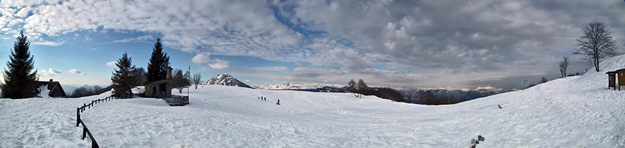 Alla Forcella Alta al Pertus tanta neve