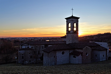 Parco dei Colli, anello dal Monastero di Astino a San Vigilio il 2 gennaio 2018 - FOTOGALLERY