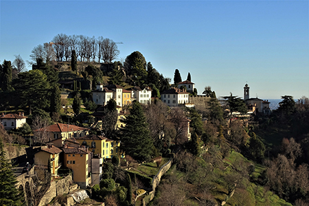 Parco dei Colli, anello dal Monastero di Astino a San Vigilio il 2 gennaio 2018 - FOTOGALLERY