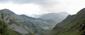 Panoramica dalla Bocchetta dei lupi - foto Piero Gritti 28 luglio 07